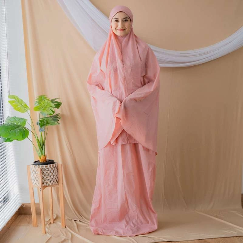 Product image ALF BY ALIF MUKENA MINI PARASUT PREMIUM KOREA TRAVEL - BRIDAL ROSE ( MKN-057 ) all variant all variant